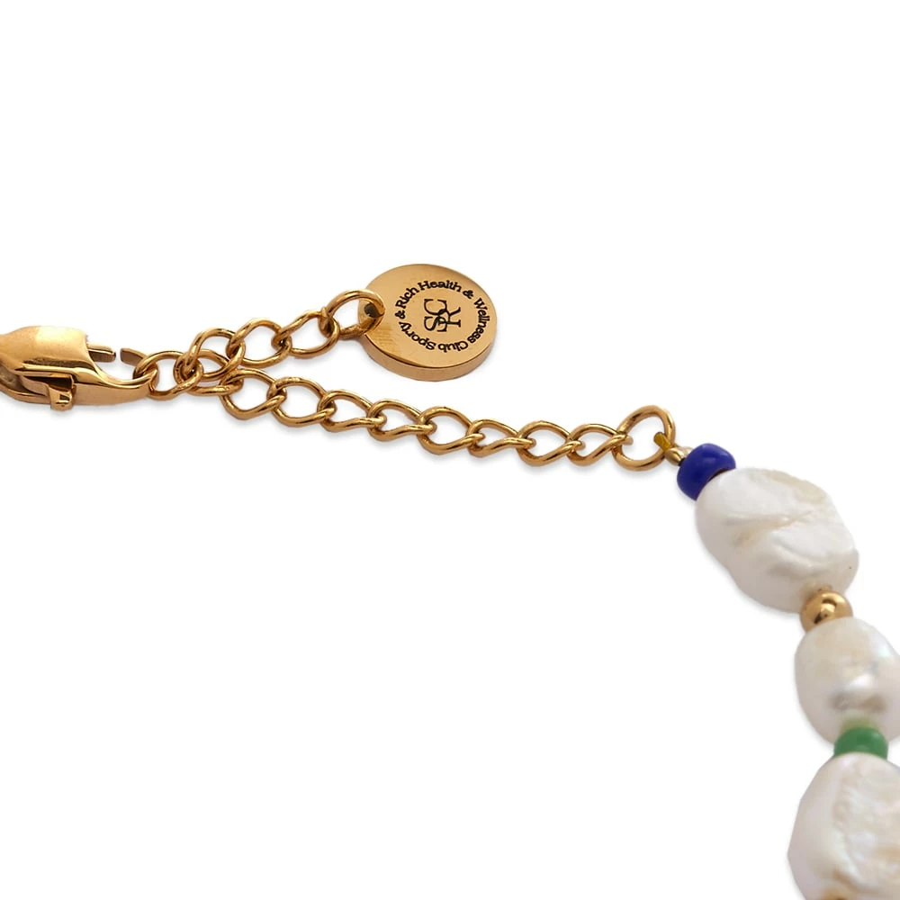 Sporty & Rich Be Nice Pearl & Bead Necklace - Image 4