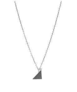 Saint Laurent Geometric Pendant Necklace