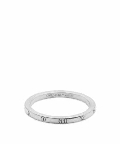 Maison Margiela Embossed Number Logo Band Ring
