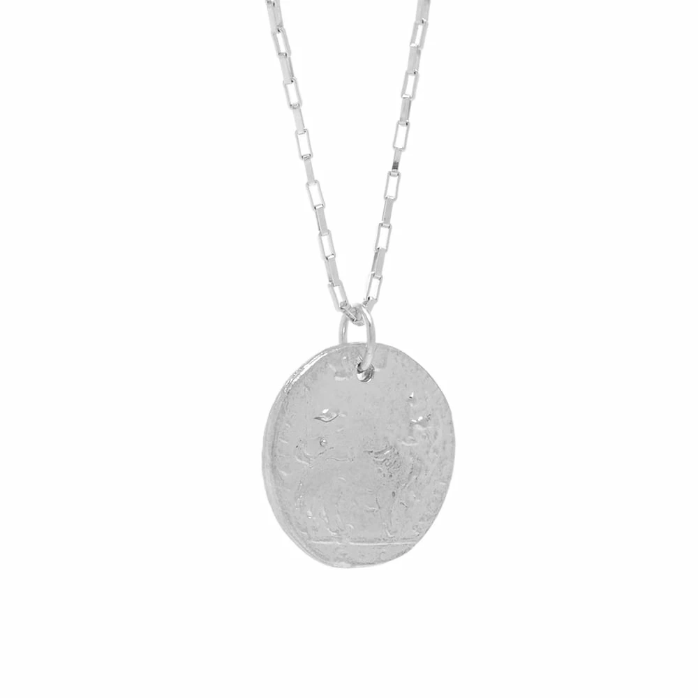 Alighieri The Snow Lion Medallion Necklace - Image 2