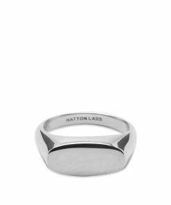 Hatton Labs Squashed Signet Ring