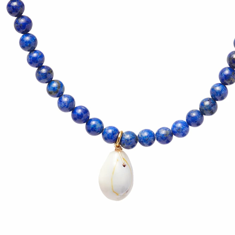 Timeless Pearly Beaded Shell Necklace - Image 2
