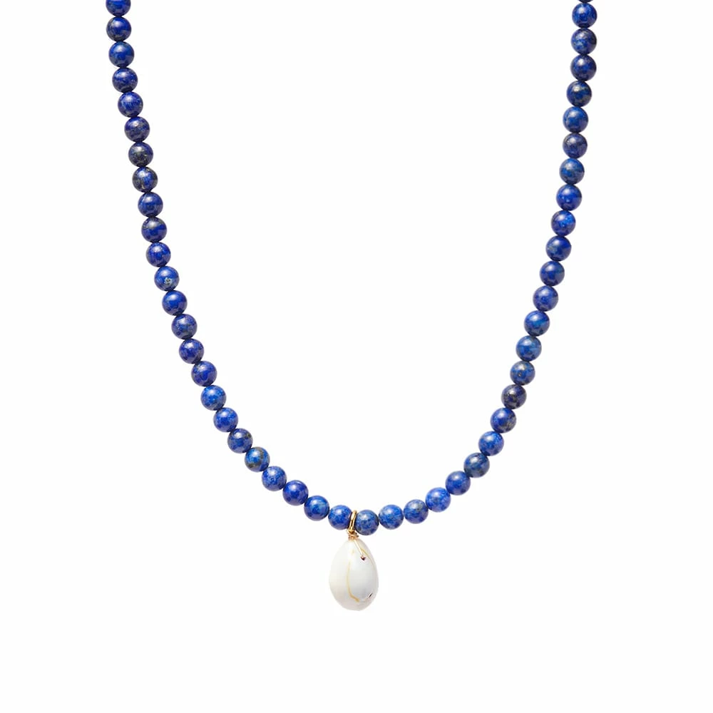 Timeless Pearly Beaded Shell Necklace