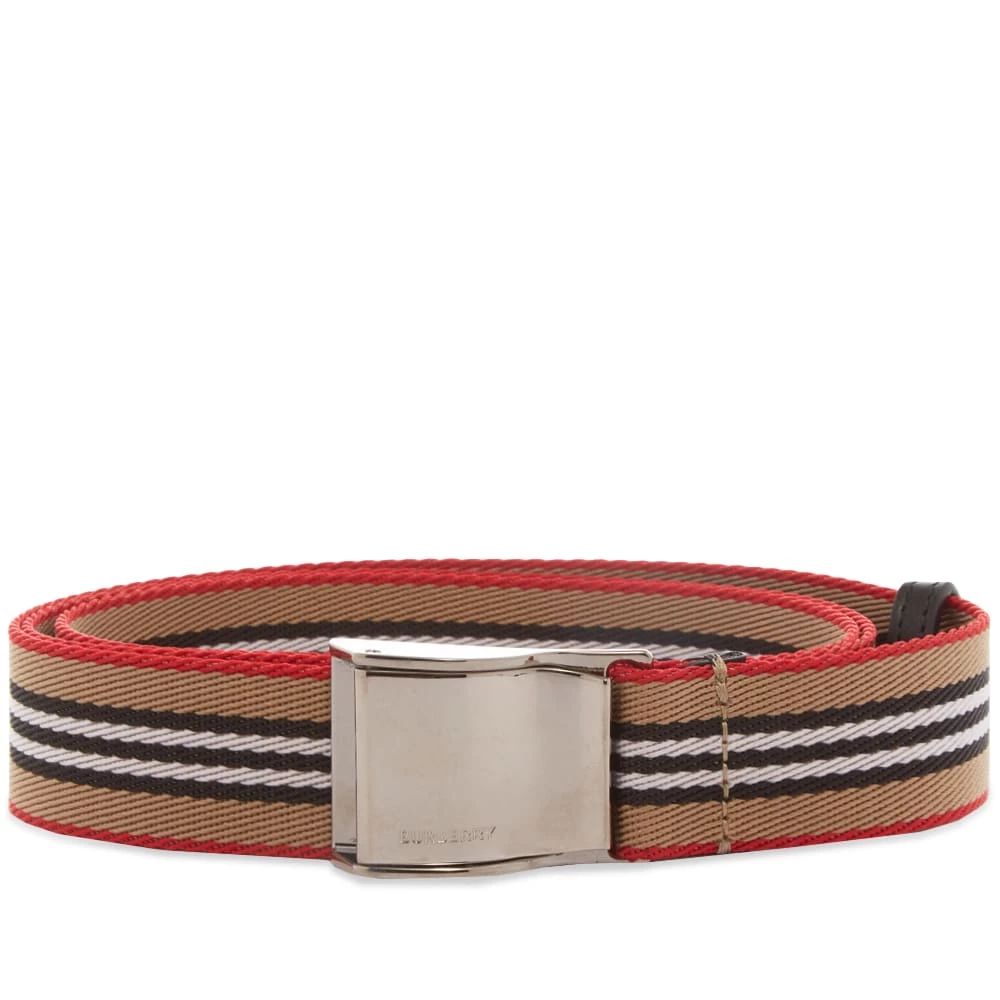 Burberry Icon Stripe Seatbelt Belt