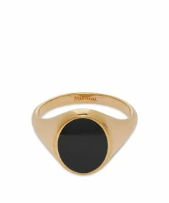 Miansai Heritage Ring With Enamel Top