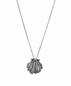 Saint Laurent Shell Pendant Necklace