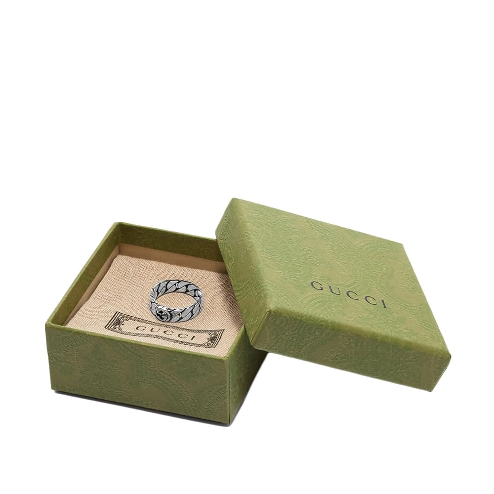 Gucci Jewellery Gucci Interlocking G Gourmette Ring 6mm - Image 4