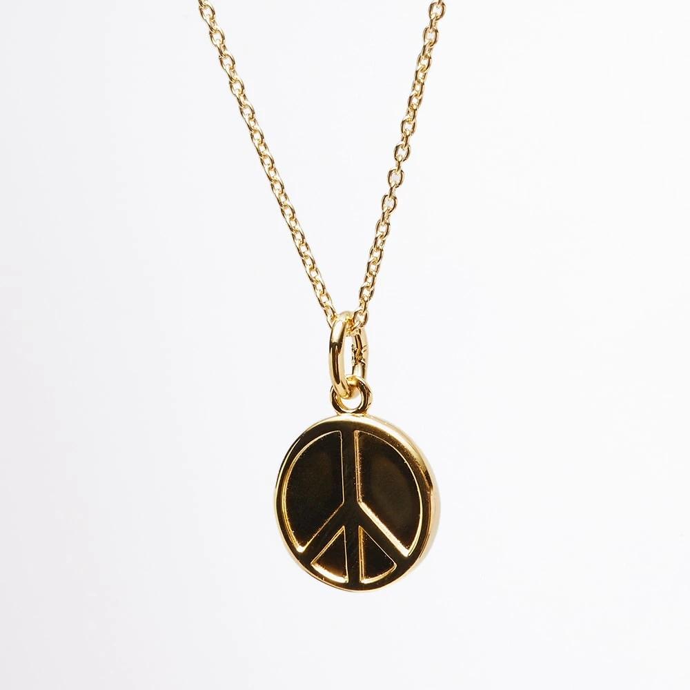 Needles Peace Gold Plated Pendant - Image 2