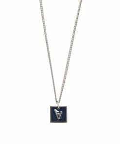A.P.C. A Plaque Necklace