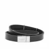 Saint Laurent YSL Logo Double Wrap Bracelet