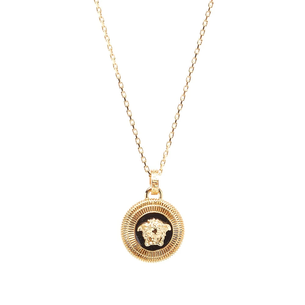 Versace Medusa Head Medallion And Necklace - Image 2