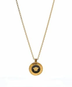 Versace Small Medusa Medallion Necklace