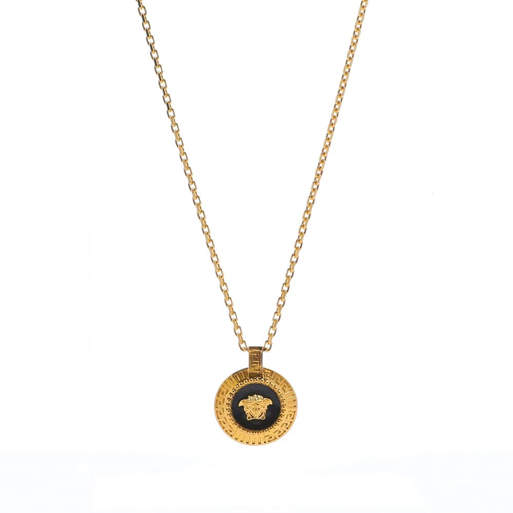 Versace Small Medusa Medallion Necklace