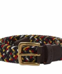 Barbour Tartan Coloured Stretch Belt Gift Box
