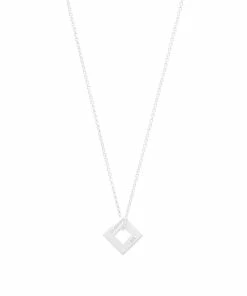 Le Gramme Slick Square Pendant Necklace
