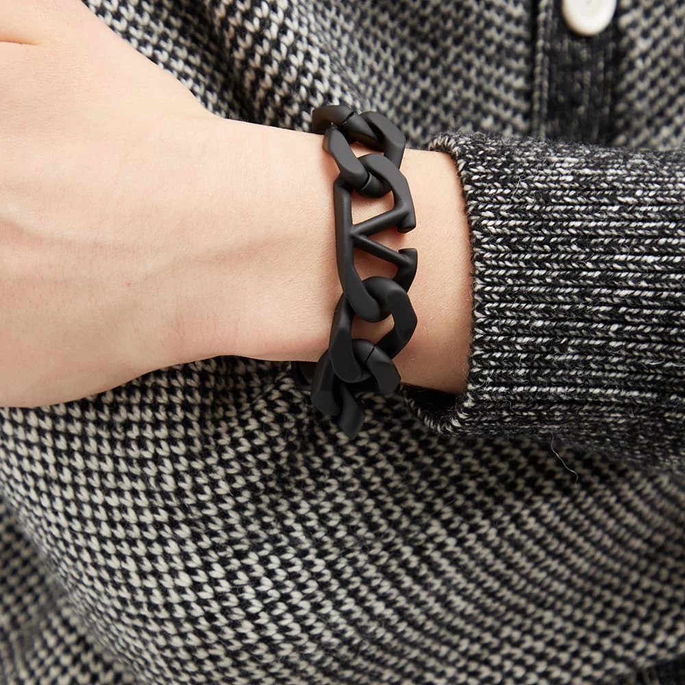 Valentino V Logo Chain Bracelet - Image 3