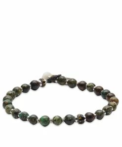 Mikia 6mm Beaded Stone Bracelet