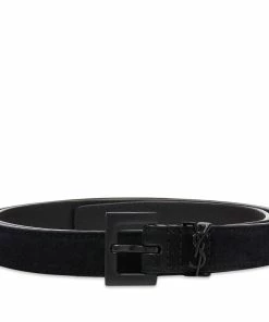 Saint Laurent YSL Metal Logo Belt