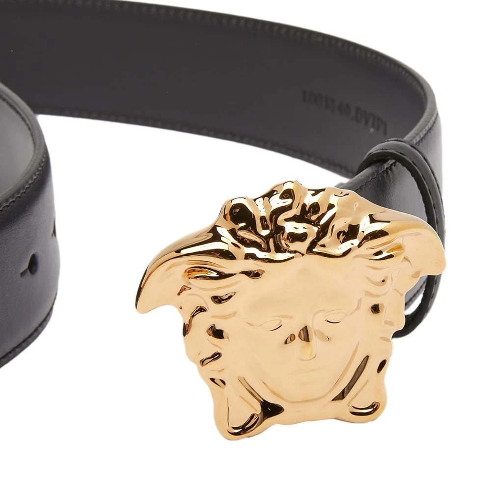 Versace Medusa Buckle Leather Belt - Image 2