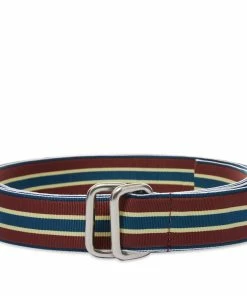 Beams Plus Grosgrain Tape Double Ring Belt