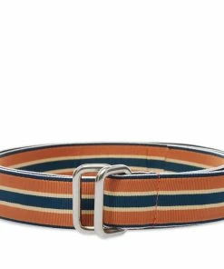 Beams Plus Grosgrain Tape Double Ring Belt