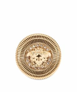 Versace Large Medusa Head Signet Ring