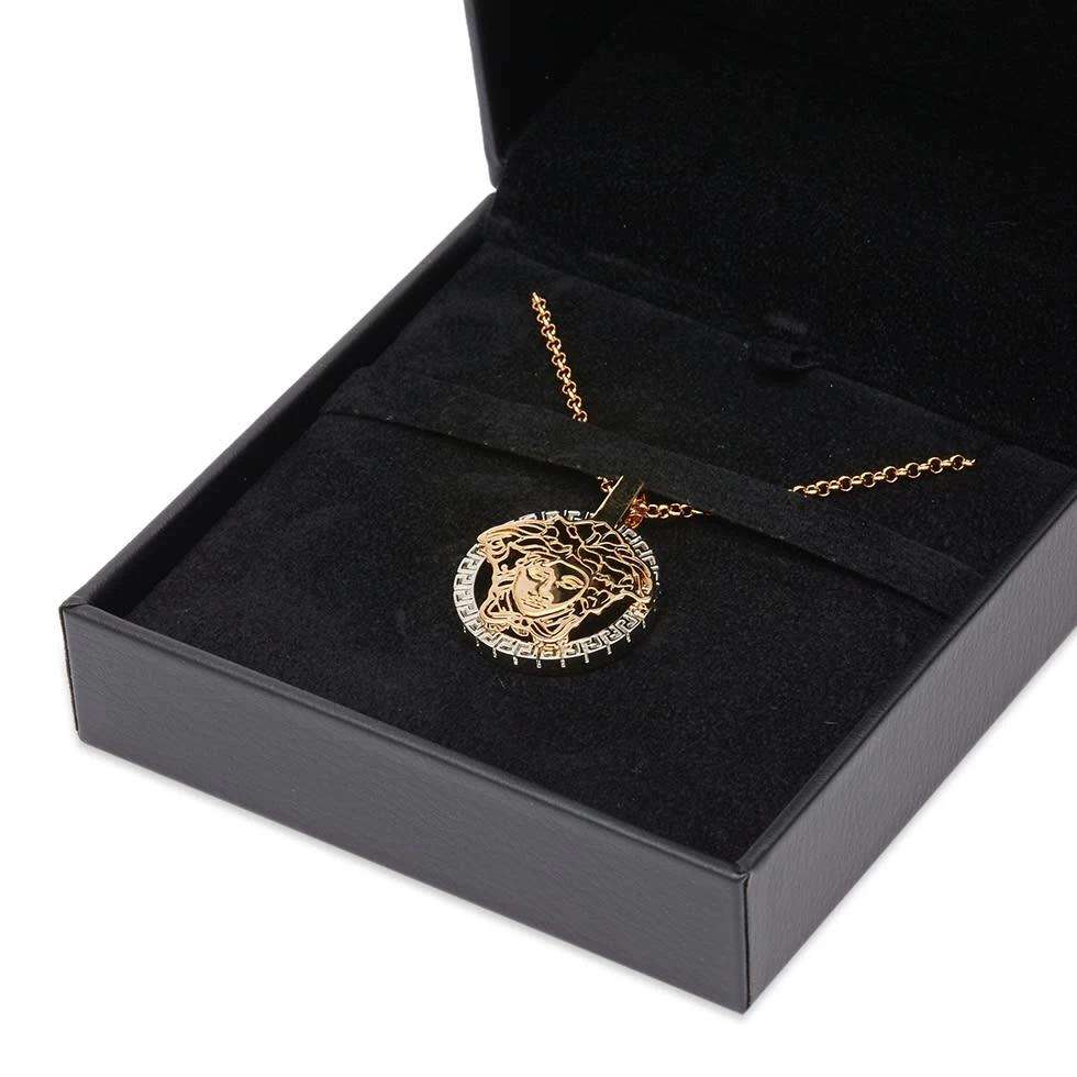 Versace Medusa Medallion Necklace - Image 4