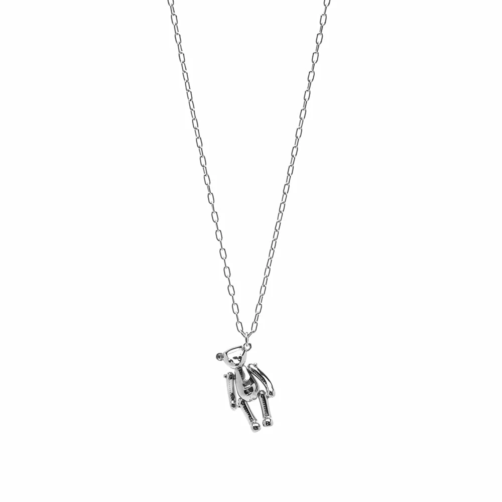 Ambush Teddy Bear Charm Necklace