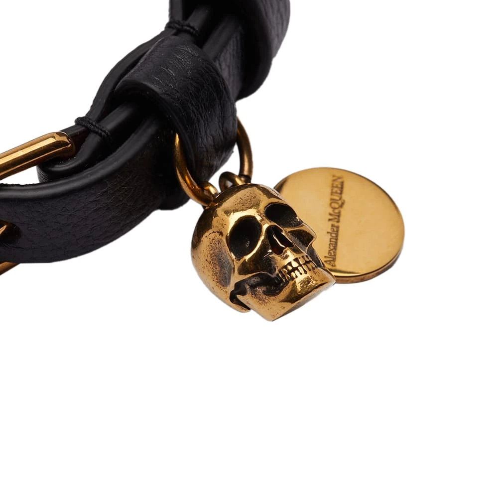 Alexander McQueen Single Wrap Skull Bracelet - Image 2