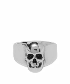Alexander McQueen Skull Signet Ring