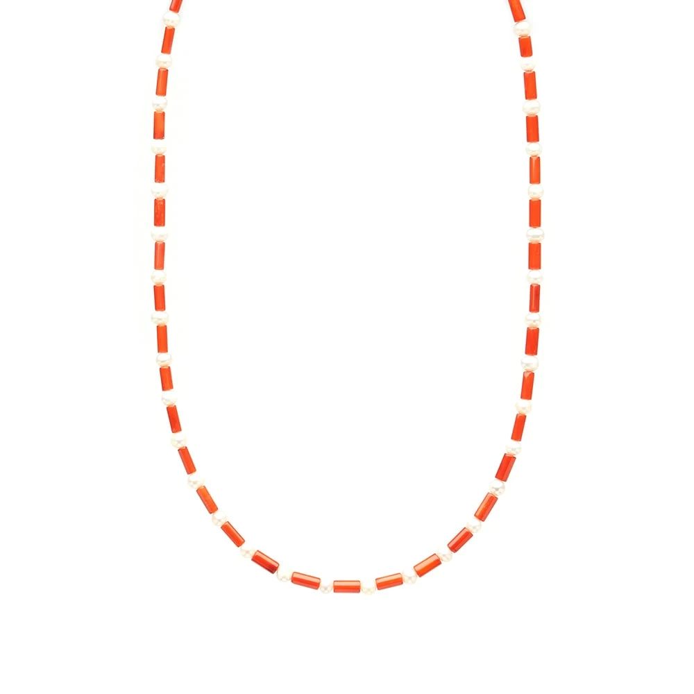 Timeless Pearly Multi Beaded Necklace