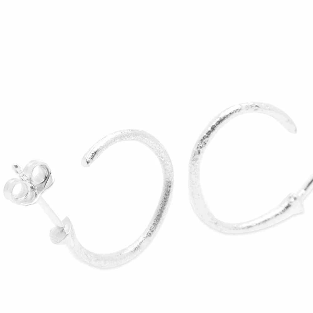 Pearls Before Swine Textured Hoops Earrings - Image 2