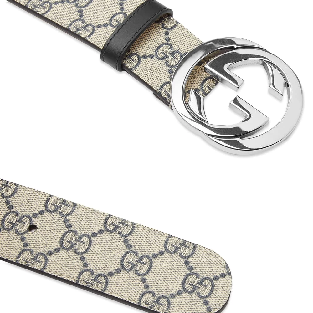 Gucci Interlocking GG Supreme Belt - Image 2