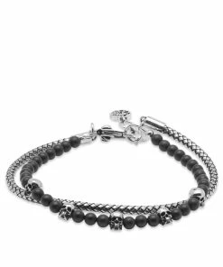 Alexander McQueen Double Layered Bracelet