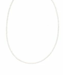 Timeless Pearly Single Beaded Necklace