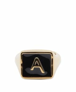 A.P.C. A Plaque Signet Ring