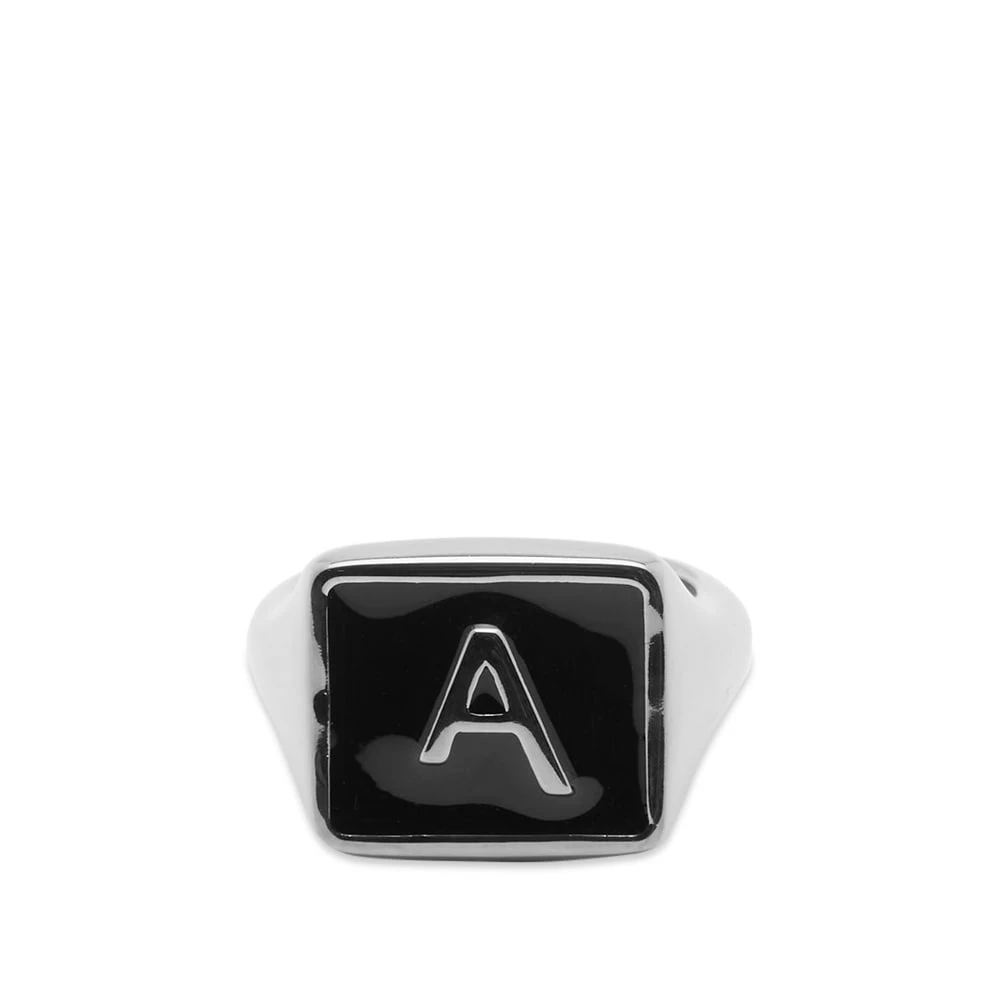 A.P.C. A Plaque Signet Ring