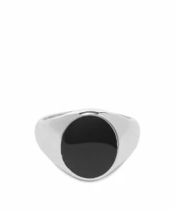 Other 925 Black Signet Ring