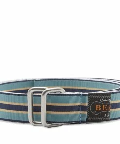 Beams Plus Grosgrain Tape Double Ring Belt