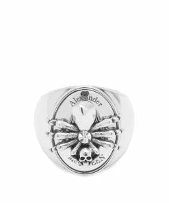 Alexander McQueen Spider Skull Ring
