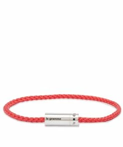 Le Gramme Nato Cable Bracelet