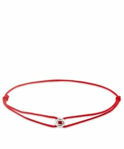 Le Gramme Maillon Polished Cord Bracelet