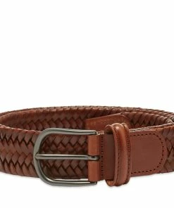 Andersons Anderson's Stretch Woven Leather Belt