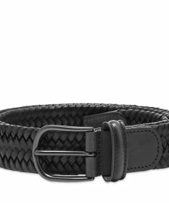 Andersons Anderson's Stretch Woven Leather Belt