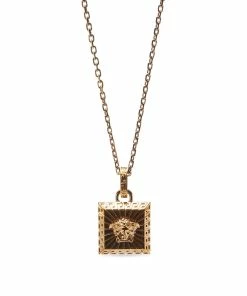 Versace Square Medusa Necklace