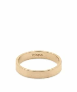 Miansai 4mm 14k Gold Band Ring