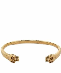 Alexander McQueen Twin Skull Bracelet